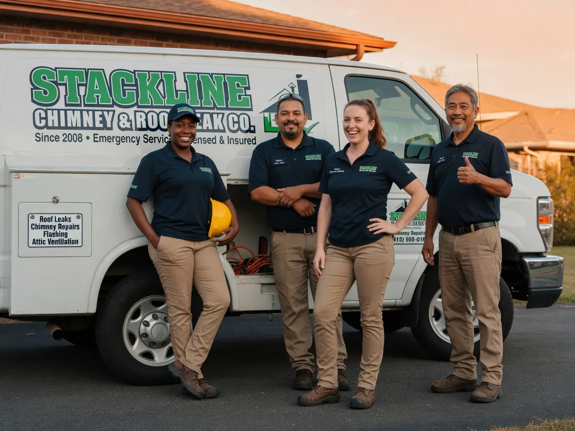 Chimney flashing repair company in Longview, TX